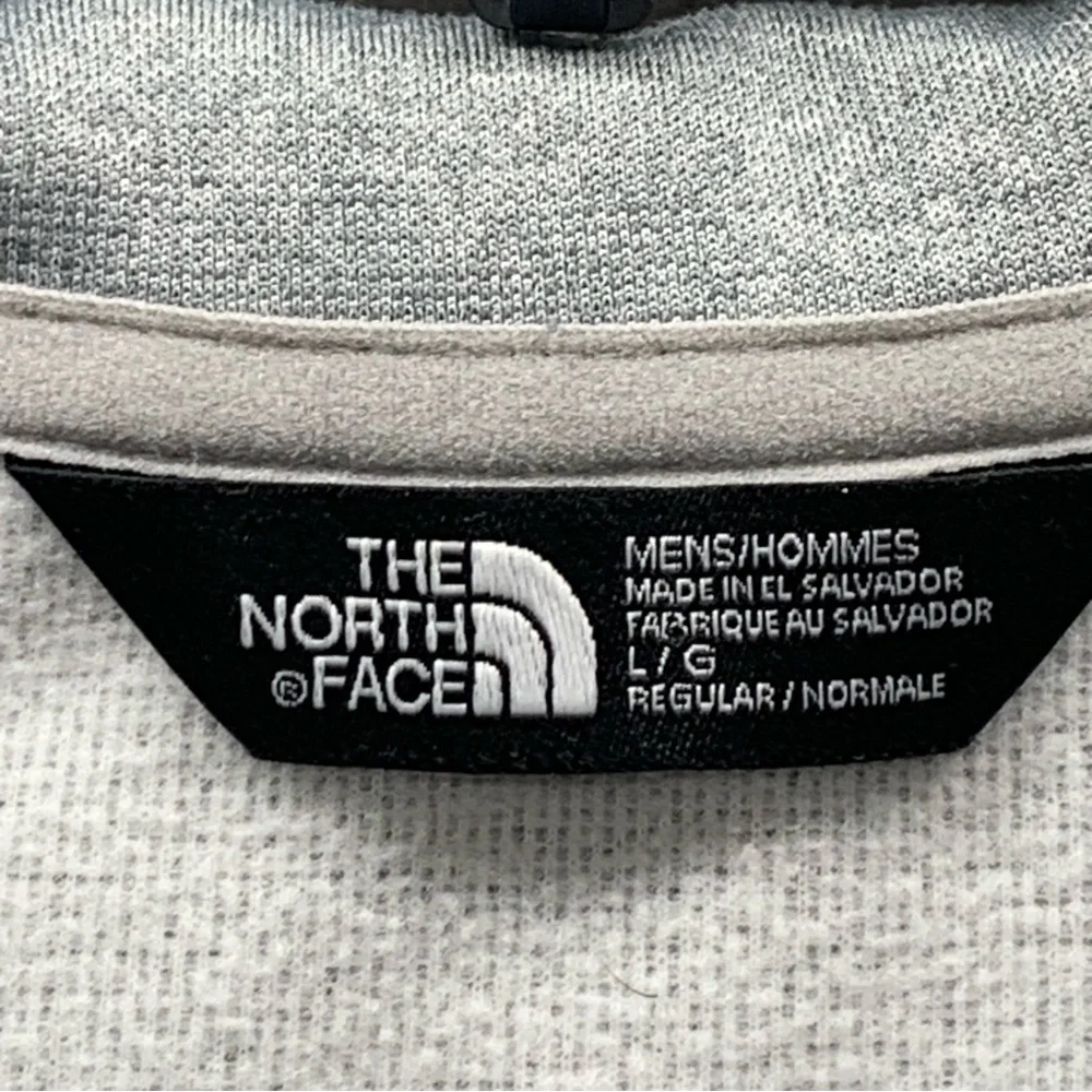 The North Face Canyonlands 1/2 Zip Pullover Shirt Mens Size Large Gray Zip Logo